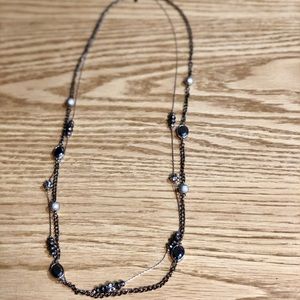 NY&C Black and Silver Necklace